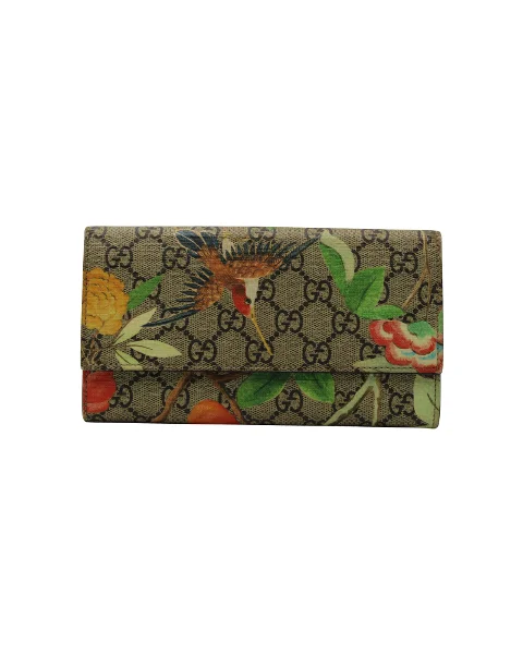 Multicolor Canvas Gucci Wallet