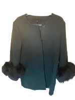 Green Wool Meotine Coat