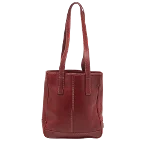 Red Leather Coach Tote