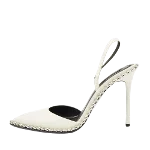 White Leather Alexander Wang Heels