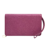 Pink Leather Bvlgari Wallet