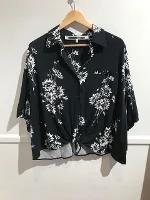 Black Fabric Alexander McQueen Shirt