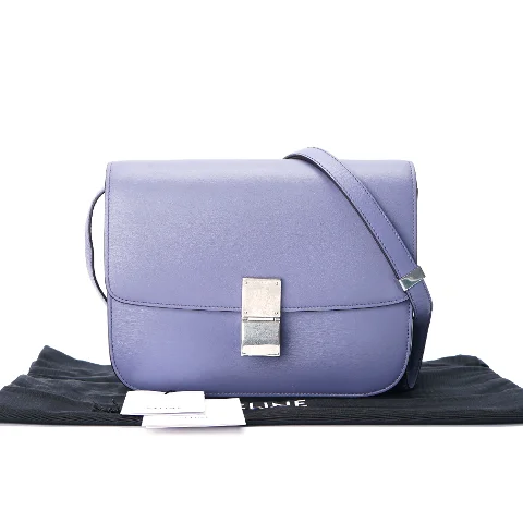 Purple Leather Celine Crossbody Bag