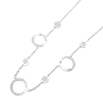 Silver White Gold Bvlgari Necklace