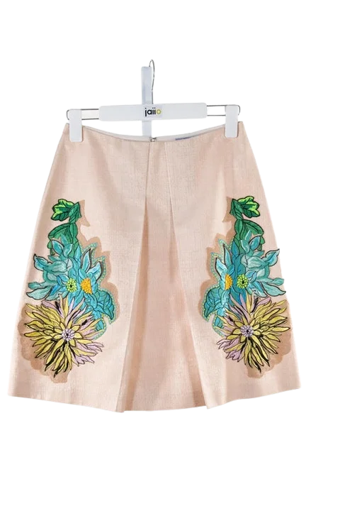 Green Cotton Blumarine Skirt