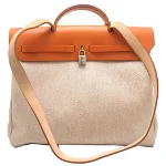 Beige Fabric Hermès Herbab