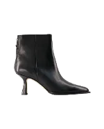 Black Leather Aeyde Boots