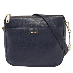 Blue Leather DKNY Crossbody Bag