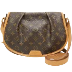 Brown Canvas Louis Vuitton Menilmontant