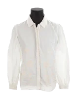 White Cotton Sézane Shirt