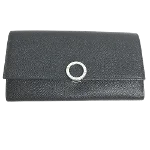 Black Leather Bvlgari Wallet