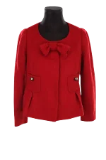 Red Wool Paule Ka Jacket