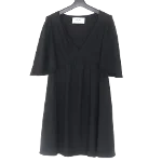 Black Fabric Celine Dress