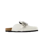 White Leather JW Anderson Mules