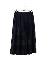 Navy Polyester Claudie Pierlot Skirt