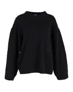 Black Wool Totême Sweater
