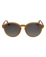 Brown Fabric Linda Farrow Sunglasses