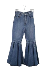 Blue Fabric Alaïa Pants