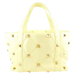 Yellow Leather Valentino Tote