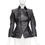 Black Leather Altuzarra Jacket