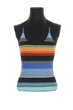 Multicolor Silk Kujten Top