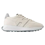 White Leather Hogan Sneakers