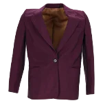 Burgundy Wool Acne Studios Blazer