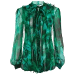 Green Fabric Roberto Cavalli Shirt