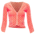 Pink Cotton Louis Vuitton Cardigan