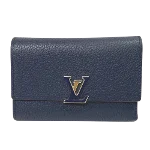 Blue Leather Louis Vuitton Capucines