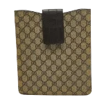 Brown Canvas Gucci Case