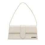 White Leather Jacquemus Shoulder Bag