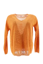 Orange Linen Des petits hauts Sweater