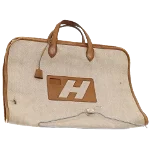 Beige Canvas Hermès Travel Bag