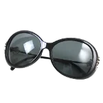 Black Fabric Chanel Sunglasses