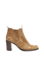 Beige Leather Free lance Boots