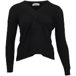 Black Fabric Sandro Sweater
