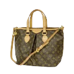 Brown Canvas Louis Vuitton Palermo