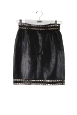 Black Fabric Moschino Skirt