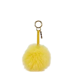 Yellow Fur Fendi Key Holder