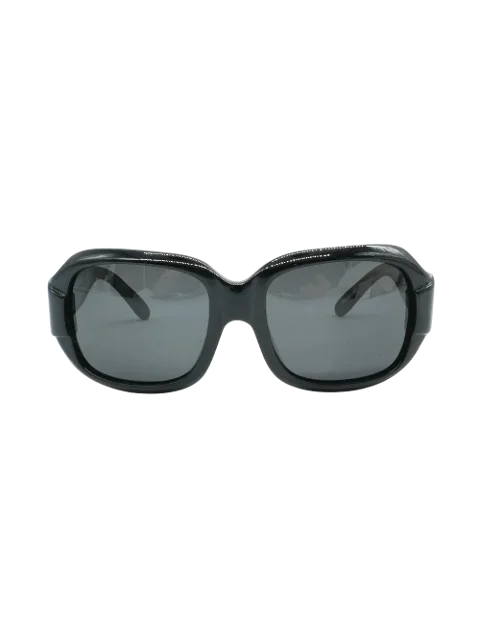 Black Plastic Linda Farrow Sunglasses