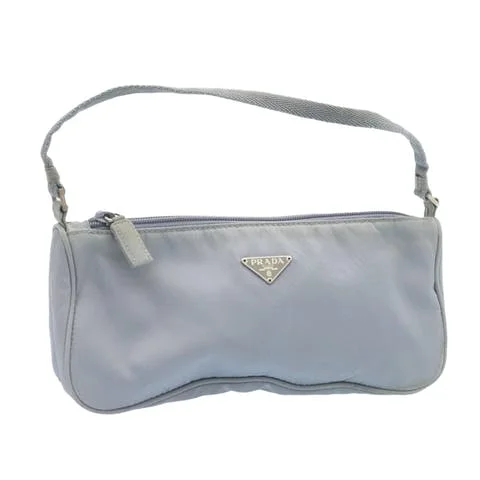 Blue Nylon Prada Handbag