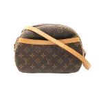 Brown Leather Louis Vuitton Blois