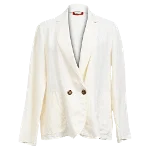 Beige Linen Max Mara Blazer