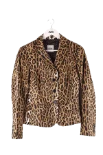 Brown Viscose Moschino Blazer