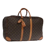 Brown Canvas Louis Vuitton Travel Bag