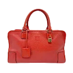 Red Leather Loewe Amazona