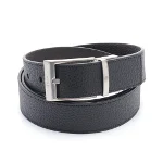 Black Leather Bally Belt