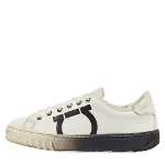 White Leather Salvatore Ferragamo Sneakers