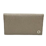 Grey Leather Bvlgari Wallet